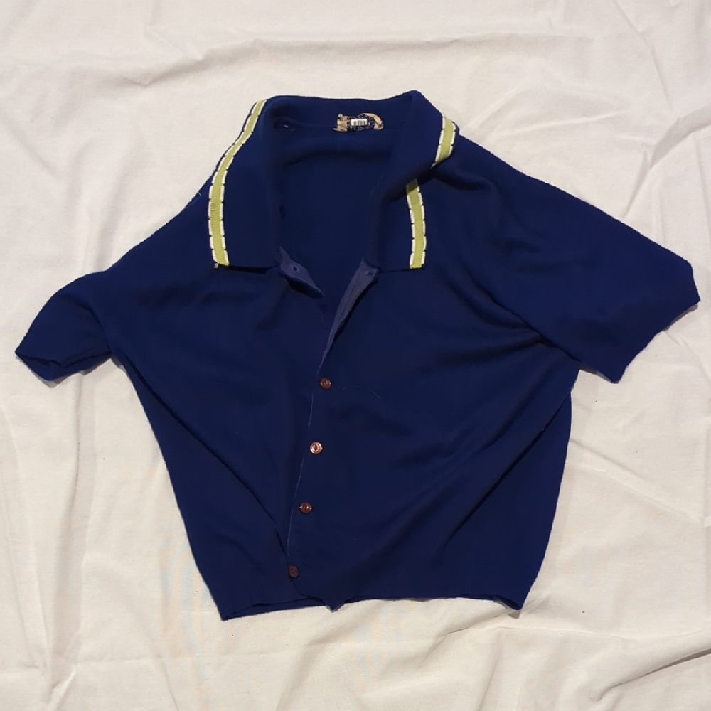 Navy Off-the-Shoulder Sweater